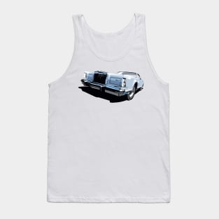 1970s Lincoln Continental in blue Tank Top